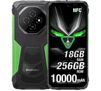 Blackview Fort 1 Smartphone Robuste 18 Go + 256 Go Caméra 16MP 6.56'' 10000mAh Android 15 Telephone Double SIM 4G NFC GPS - Vert
