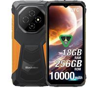 Blackview Fort 1 Smartphone Robuste 18 Go + 256 Go Caméra 16MP 6.56'' 10000mAh Android 15 Telephone Double SIM 4G NFC GPS - Orange