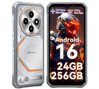 Blackview Fort 2 Android 16 Smartphone Incassable, 245g/10.7mm Téléphone Portable, 24GB+256GB/2TB Téléphone Portable Incassable, MTK G81, 6.56" 450nit, 16MP AI Caméra, IP69K/NFC/WIFI 5/2 Ans Garantie