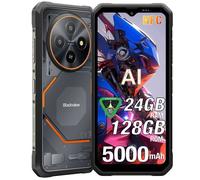 Blackview Fort 2 Smartphone 24Go + 128Go 6.56'' Caméra 16MP 5000mAh Téléphone portable Incassable Double SIM 4G NFC GPS - Noir