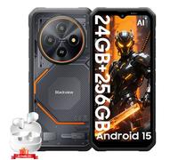 Blackview Fort 2 - Smartphone robuste 6,56"" 8Go + 16Go ext. / 256Go, 5000mAh, Helio G81, Android 15, NFC, Airbuds