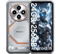 Blackview Fort 2 Téléphone Portable Incassable 6.56" 24Go+256Go 5000mAh 16MP AI Caméra Smartphone Android 15 NFC Dual SIM GPS - Blanc Blanc