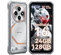 Blackview Fort 2 Téléphone Portable Incassable Android 16, Ultra-Mince 10.7mm Téléphone Incassable, 24(8+16) Go+128Go/2To, Étanche IP69K, 6.56" HD+90Hz, 16MP + 13MP, 4G/NFC/Fingerprint/GPS/OTG/245g