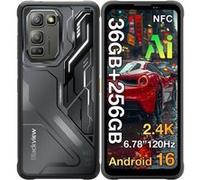 Blackview Fort 5 4G - Octa-core 6.78" HD+ 36Go+256Go+2To,5000 mAh Noir Noir