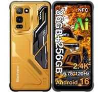 Blackview Fort 5 4G - Octa-core 6.78" HD+ 36Go+256Go+2To,5000 mAh Orange Orange
