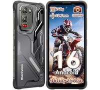 Blackview Fort 5 Android 16 Téléphone Portable Incassable 248g/10.7mm Ultra-Fin, 108MP+50MP+13MP Vision Nocturne, 36Go+256Go/2To, 6.78'' 120Hz Smartphone Incassable 4G, Mode Gants/IP69K/NFC/700 Nits