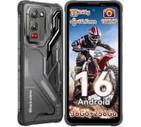 Blackview FORT 5 Téléphone Portable Incassable Android 16 36Go+256Go Double SIM 6.78"",120Hz 108MP+13MP+50MP 5000mAh NFC - Noir
