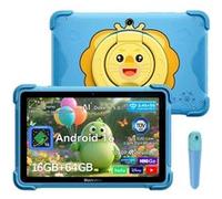 Blackview Link 1 Kids Tablette Tactile, Tablette enfants Android 16 , 12 Go + 64 Go, 8.68 " , Affichage HD +, 5MP + 8MP, Google Kids Space & Parental Control, Bleu Bleu