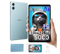 Blackview Link 2 Mini Tablette 8 Pouces,12Go+128Go/2To Gaming Tablette Tactile,Widevine L1,Android 15, 5000mAh, 5G WiFi Tablet -Bleu