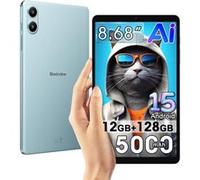 Blackview Link 2 Tablette Android 15,Mini Tablette Gaming 8 Pouces,12Go RAM + 128Go ROM,Gemini AI 2.0,Face ID,Widevine L1,WiFi 5G,5000mAh,8Mpx + 5Mpx,GPS,BT5.0,Bleu Bleu