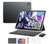 Blackview Link 8 13 Pouces Tablette avec Clavier+Souris, 18Go+256Go Android 15 Tablet AI, 4 Haut-parleurs Gaming Tablet, 8400mAh, 16MP+13MP, 5G WiFi Tablette Tactile,Coque+Stylet Intelligent, Noir
