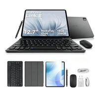 Blackview Link 8 Tablette 13 Pouces, Android Tablette avec Clavier & Stylet | 18Go RAM+256Go ROM, 8400mAh, Gemini AI MediaTek G100, 2K+ FHD, Mode PC, Widevine L1, Face ID, 16MP+13MP, GPS