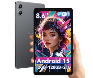 Blackview Link2 8 Pouces Tablette Android 15, 1340 x 800 Écran, Mini Tablette Gaming, 12Go RAM + 128Go ROM/1To TF, Gemini AI 2.0, Face ID, Widevine L1/WiFi 5G/5000mAh/8Mpx + 5Mpx/GPS/OTG/OTA/BT5.0