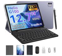 Blackview LINK8 Tablette 12.7"" 2K+ 90Hz - 36 Go RAM • 256 Go ROM • Android 15 • Helio G100 • 8400 mAh • Violet