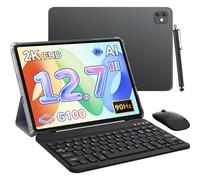 Blackview Link8 Tablette 13 Pouces,Android 15 Tablettes avec Stylet,36Go RAM+256Go,90Hz 2K FHD Display,Octa Core G100 Gaming Tablette avec Clavier,8400mAh/GPS/16MP+13MP/Widevine L1/Faciale ID