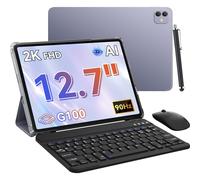 Blackview Link8 Tablette 13 Pouces,Android 15 Tablettes avec Stylet,36Go RAM+256Go,90Hz 2K FHD Display,Octa Core G100 Gaming Tablette avec Clavier,8400mAh/GPS/16MP+13MP/Widevine L1/Faciale ID