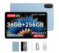 Blackview MEGA2 Tablette Tactile 11.97"" Android 15 2.4G+5G Wifi, RAM 36 Go ROM 256 Go/SD 2 To 9000mAh Tablette PC Dual Sim - Bleu