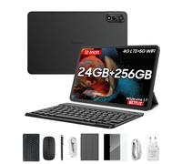 Blackview MEGA 2 Tablette Android 15 4G 12 pouces 24 Go/36 Go de RAM 256 Go de ROM Widevine L1 24+256 gris