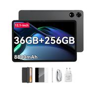Blackview MEGA 3 MTK G100 12,1 pouces 8800mAh Tablette Android 15 12 Go RAM 256 Go ROM Stockage only tablet gris