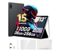 Blackview Mega 8 13 Pouces Tablette, 36Go+256Go/2To, Haut-parleurs Quad-Box Gaming Tablet Android 15, 11000mAh, 50MP Camera, 4G LTE 5G WiFi Tablette Tactile, Stylo Intelligent + Coque,OTG/Hall, Noir