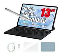 Tablette tactile Oscal Tablette Tactile Pad 60 10.1 pouces HD+ Quad core Android 12 5Go+64Go/SD 1To 6580mAh 2.4G WiFi Gris Avec Clavier K1