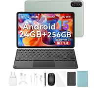 Blackview MEGA2 Tablette Tactile 11.97"" Android 15 2.4G+5G Wifi, RAM 24 Go ROM 256 Go/SD 2 To 9000mAh Tablette PC Dual Sim - Vert