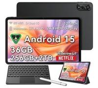 Tablette Tactile Blackview Tab 8 Wifi 10.1 pouces Android 12 RAM 7 Go ROM 64 Go/TF 1To 13MP+8MP 6580mAh 5G/2.4G WiFi 6 - Bleu Bleu glacier