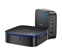 Blackview Mini PC, Intel 12e Gen N95 (jusqu'à 3.4GHz) ordinateur Windows 11 Pro avec 16GB DDR4 RAM 1TB M.2 SSD, bureau compact, jeu compact, 4K HD Dual HDMI, Gigabit Ethernet, 5G WiFi (Black)