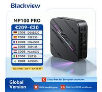Blackview MINI PC MP100 Pro Window 11 Pro, Intel Alder Lake i3/i5/i9, 16 Go DDR4, 512 Go/1 To M.2 SSD Mini ordinateur de bureau, WiFi 6, 4K i3-1215U