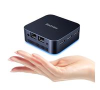 Blackview Mini PC MP80 16 Go DDR5 RAM 1 To M.2 SSD, mini PC de jeu avec processeur Intel N97 (BeatN100/N95, jusqu'à 3,6 GHz), mini ordinateur 4K HD double HDMI Gigabit Ethernet, VESA/maison/bureau