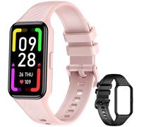 Blackview Montre Connectée Femme Homme, Bracelet Connecté, Écran 1,47'' autonomie de 20 Jours, Surveillance Santé,Analyse du Sommeil, 24 Modes Sportifs, Étanchéité 5ATM, iOS/Android(Rose)