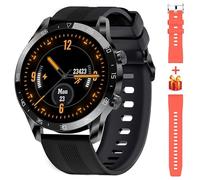 Blackview Montre Connectée Homme Femme, Smartwatch X1 avec Oxymètre de Pouls (SpO2) Moniteur de Fréquence Cardiaque, Visage d'horloge Bricolage Tracker d'Activité pour Android iOS (2 Sangles)