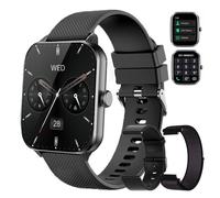 Blackview Montre Connectée Homme Répondez/Passez des appels, Cardio/SpO2/ Sommeil, IP68, 3 Bracelets Pour iPhone/Samsung/Android