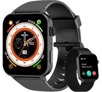 Blackview Montre Connectée Hommes Femmes, Montre De Fitness De 1,85 Pouces Avec Appels Et Réponse, Montre De Sport, 100+ Modes Sportifs, Podomètre, Moniteur De Sommeil, Montre De Suivi De Fitness
