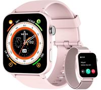 Blackview Montre Connectée Hommes Femmes, Montre De Fitness De 1,85 Pouces Avec Appels Et Réponse, Montre De Sport, 100+ Modes Sportifs, Podomètre, Moniteur De Sommeil, Montre De Suivi De Fitness