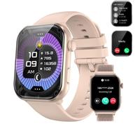 Blackview Montre Intelligente Femme avec Fréquence Cardiaque/Sommeil/SpO2, Tracker avec 100+ Modes Sportifs, Étanche IP68 Rose