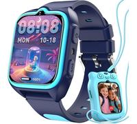 Blackview Montre connectée pour enfants Z30 1,75" 800mAh 4G GPS SOS LED Bleu