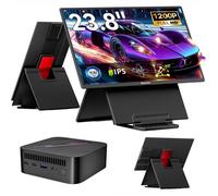 Blackview MP100 Mini PC - AMD Ryzen 7430U 4,3GHz Win11 PRO -16Go RAM DDR4 512Go SSD 4K HD + Blackview Table 10 Moniteur Portable