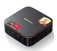 Blackview MP20 Mini PC Win11 Pro, Silencieux NUC Mini Ordinateur de Bureau, AMD Ryzen, 16 Go DDR4 RAM 512 Go M.2 SSD, WiFi 5G, 4K UHD Dual Display Tour PC pour l'école/Bureau.