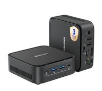 Blackview MP50 Mini PC AMD Ryzen 5 3500U (3,7GHz), 16Go DDR4 RAM 512Go SSD M.2, Windows 11 Pro, Double écran 4K HDMI+DP, 2xUSB3.0 2xUSB2.0 WiFi 5, Ordinateur Compact Bureau Télétravail,3 Ans Garantie