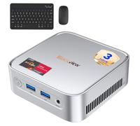 Blackview MP50 Radeon Vega 8 Mini PC avec Souris et Clavier, AMD Ryzen 5, Win-11 Pro, 16Go+512Go SSD, 4K@60Hz HDMI+DP, USB3.2, Double WiFi Mini Ordinateur de Bureau pour Bureau/École/Maison