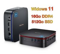 Blackview MP60 - Mini PC - 16Go DDR4 - 512Go SSD - Windows 11 Intel Celeron N5095 - 4K HD - Double WiFi - Gigabit Ethernet -HDMI