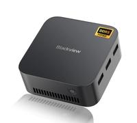 Blackview MP80 Mini PC Intel Alder Lake N95 (jusqu'à 3,4 GHz) 16 Go DDR5, 512 Go, Triple écran 4K@60HZ UHD, 2 x RJ45, HDMI, DP, Double WiFi, Mini Ordinateur de Bureau pour Bureau et école