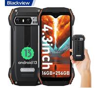 Blackview N6000 Mini Smartphone Incassable 4,3"" 16Go+256Go Dual SIM Android 13 - Orange