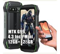 Blackview N6000 SE Téléphone Portable Incassable 4,3"" QHD+ Android 13 12Go+128Go 13MP+8MP 3700mAh NFC,Dual SIM,Face ID - Vert