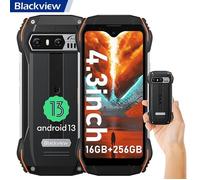 Blackview N6000 smartphone incassable 4,3'' Android 13 8Go/256Go 48MP NFC IP68 Orange