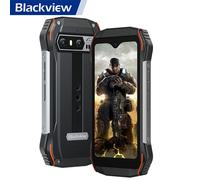 Blackview BL9000 Téléphone Portable Incassable 5G Double Écran 24Go+512Go 6.78 8800mAh/120W Noir avec Écouteur Bluetooth Airbuds 8(Noir) Noir