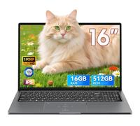 Blackview Ordinateur Portable 16'' FHD, 16Go RAM +512Go ROM SSD/2TB (fino a 3.5Ghz), Win 11 Pro PC Portable, Core i5 Laptop, 5000Mah, 5G Double Bande WiFi, USB 3.0×2, HDMI 2.0, Clavier QWERTY/TUV