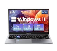 Blackview Ordinateur Portable Acebook 8 15.6" 16Go RAM +512Go ROM SSD N150(jusqu'à 3,6 GHz), Win 11 DDR4 1920 * 1080 PC Portable, 2.4G+5G WiFi, USB 3.0×2, HDMI 2.0, Clavier QWERTY, Type C Laptop