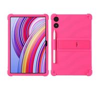 Blackview OSCAL ELITE 1 12.1" Coque pour Xiaomi Redmi Pad Pro/Poco Pad 12.1" Tablet avec béquille PC, Silicone souple, lavable, coins épais résistant aux chocs, rose